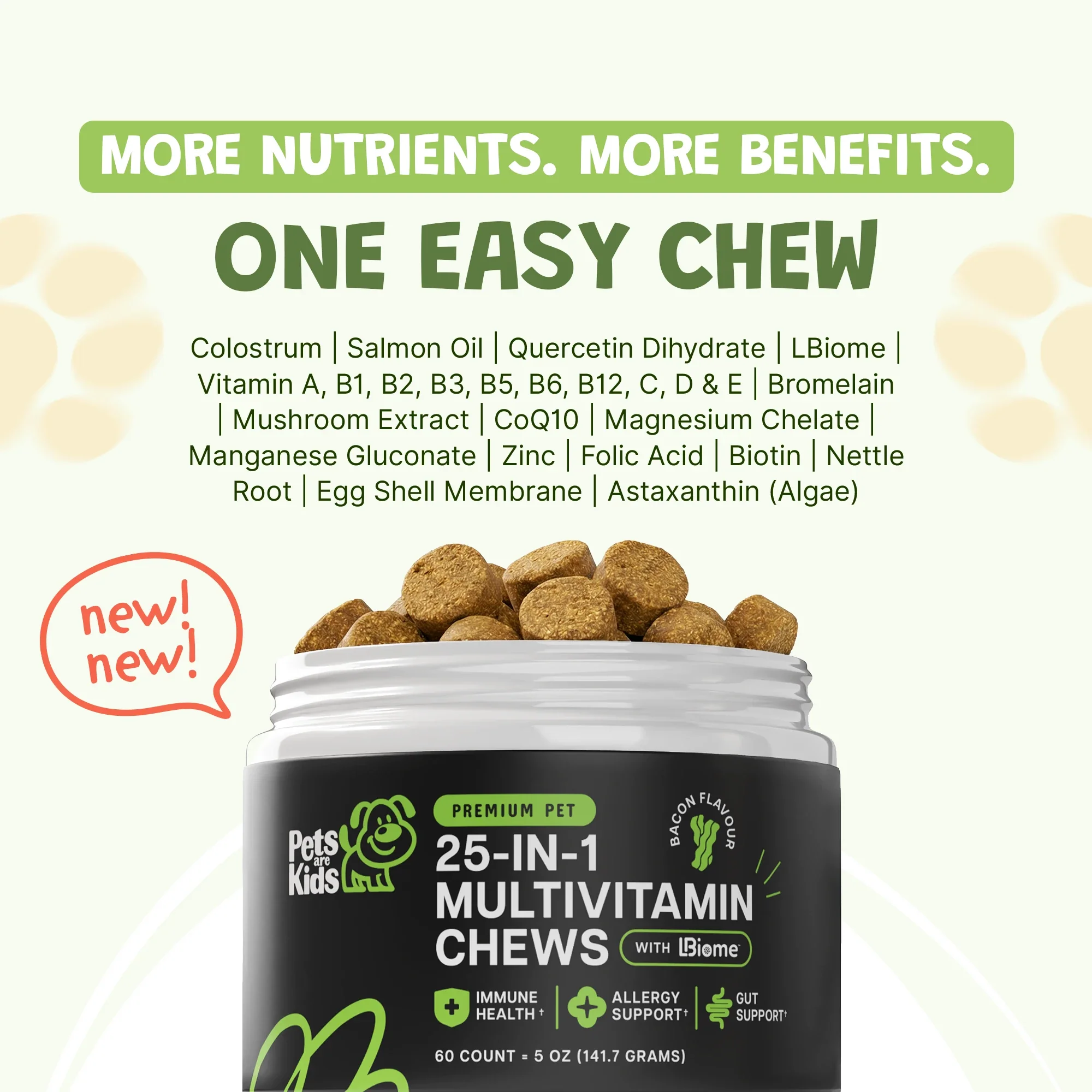 25-in-1 Allergy Relief Multivitamin Chews - Image 5